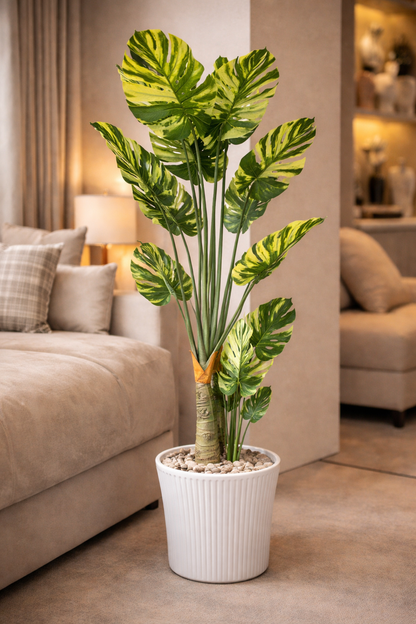 Artificial Monestra Deliciosa Plant 6.4 Feet